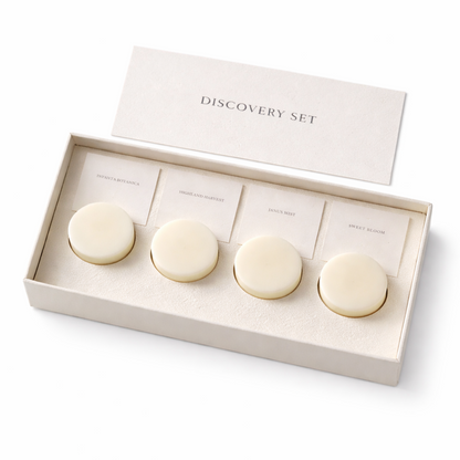 Aphorecy Discovery Set featuring soy candle scent samples